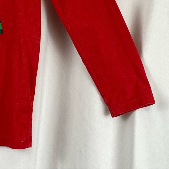 Cat & Jack Long Sleeve Red Dinosaur Christmas Kids Shirt Size 5T - Picture 15 of 16